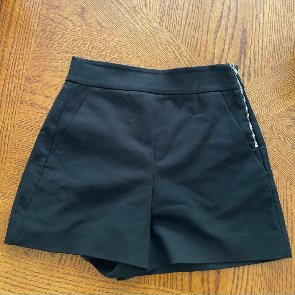 Zara Black Dress Shorts